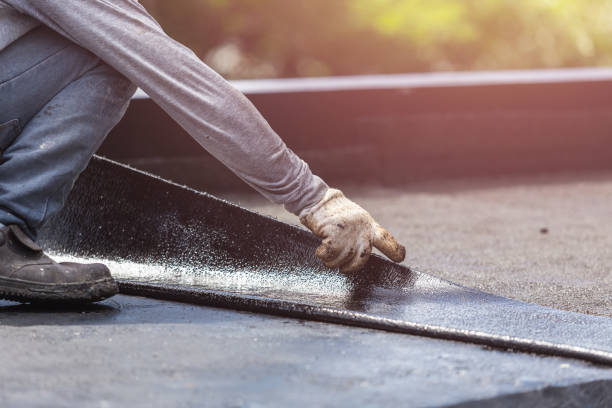 Professional Exterior Waterproofing technician working in Irving, NY